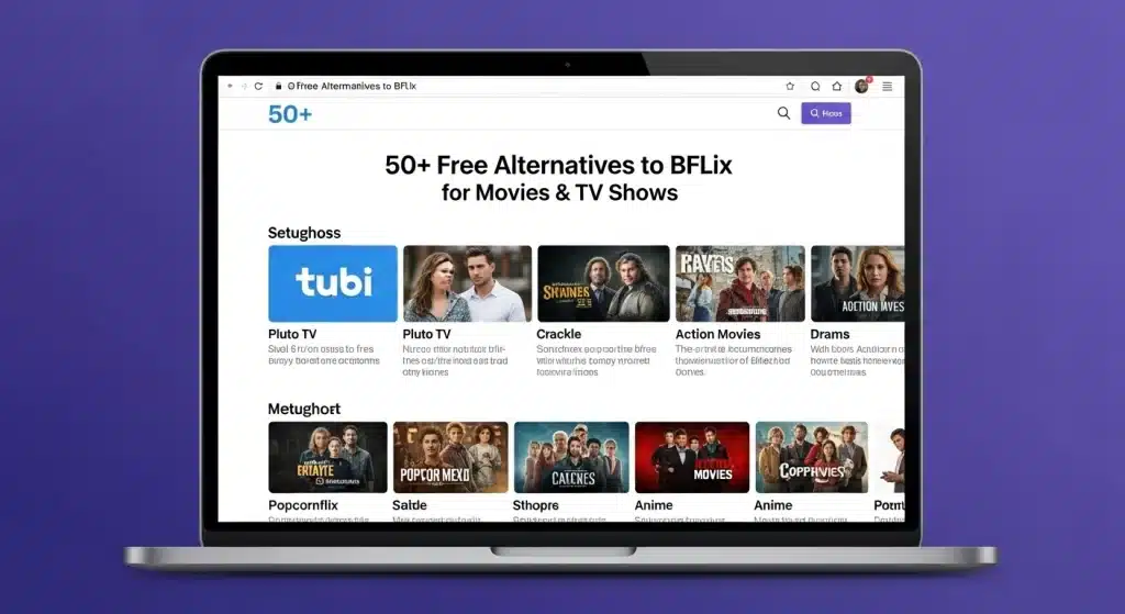 50+ Free Alternatives to BFlix for Movies & TV Shows